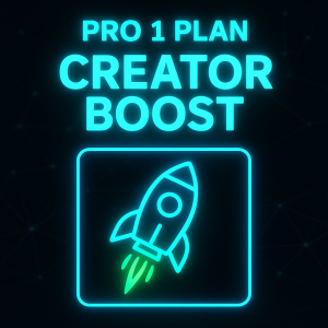 PRO 1 PLAN — Creator Boost